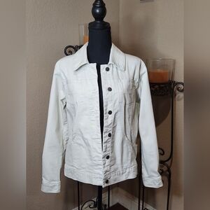 Patagonia W's Stand Up Women's Dyno White Denim Jacket. Size S